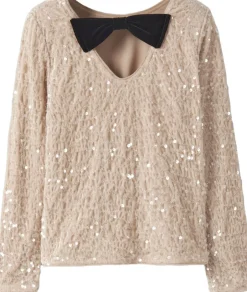 Outlet NKFRUSITTA LS BOW BLOUSE Børn Overdele