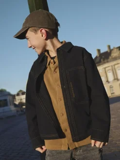 NKMNEWTON LS OVERSHIRT Børn Overtøj