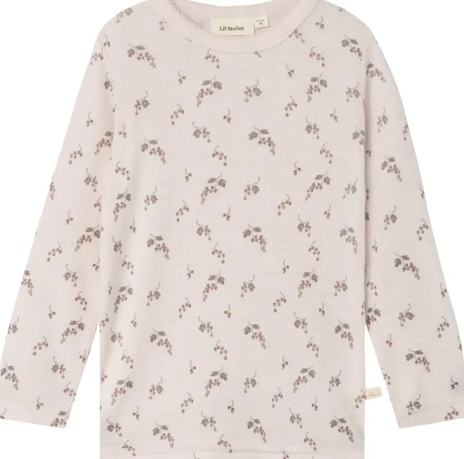 Børn Lil' Atelier Uld>NMFNOEL NIA WOOL LS SLIM TOP LIL