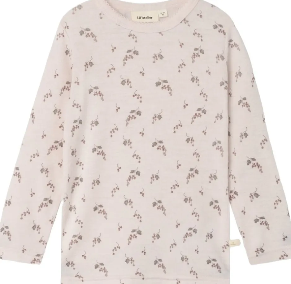 Børn Lil' Atelier Uld>NMFNOEL NIA WOOL LS SLIM TOP LIL