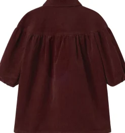 NMFOBERT LOOSE LS CORD DRESS 4122-H-Lil' Atelier Discount