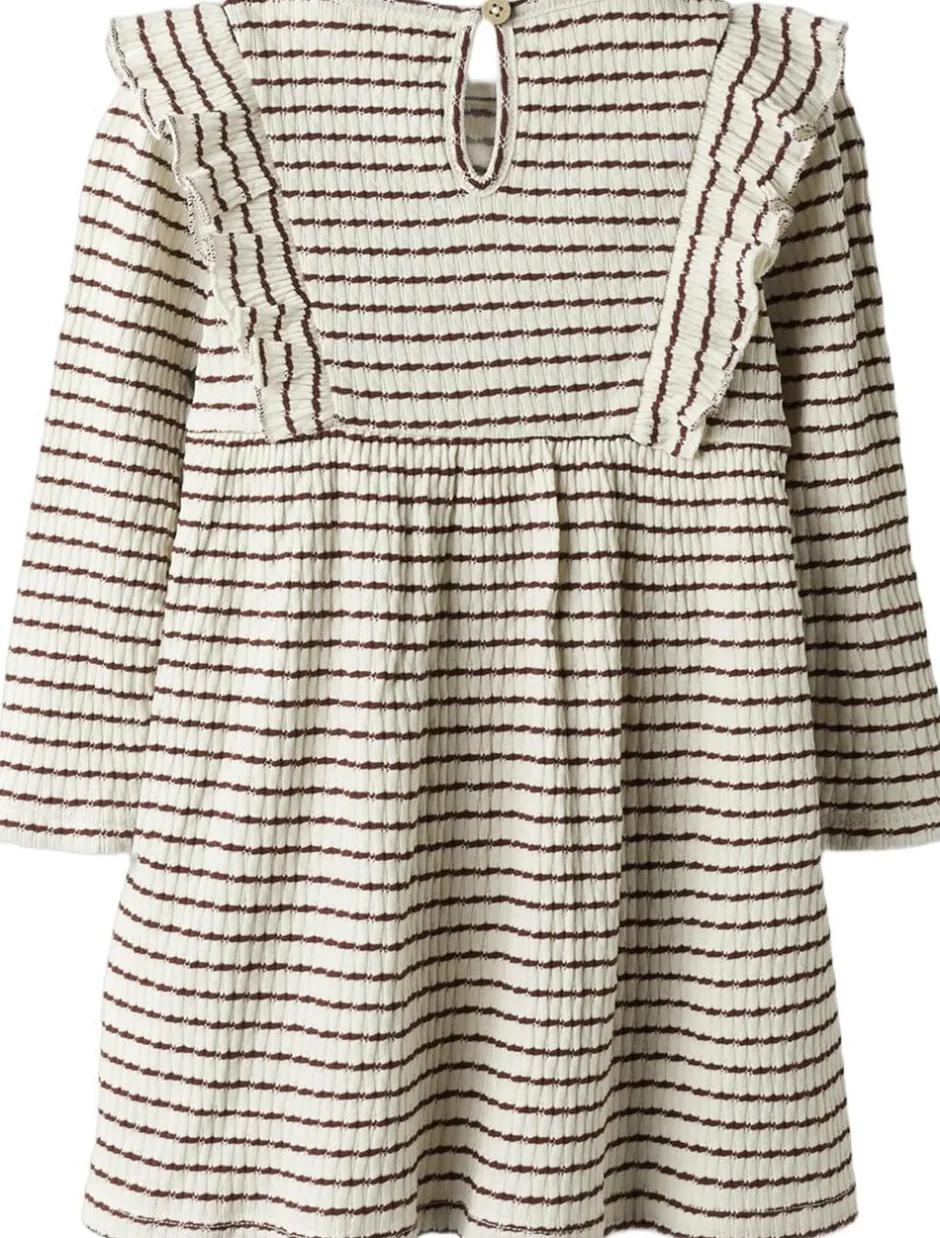 Børn Lil' Atelier Kjoler>NMFOSOPHIA LS DRESS LIL