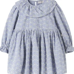 Børn Lil' Atelier Kjoler>NMFTESSIE LS LOOSE DRESS LIL