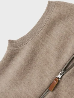 Best NMFWMINO WOOL BRUSHED VEST Børn Overtøj