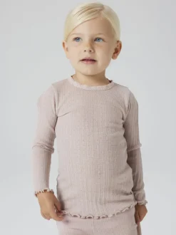 Online NMFWOSSA WO/SI RIB LS TOP Børn Overdele