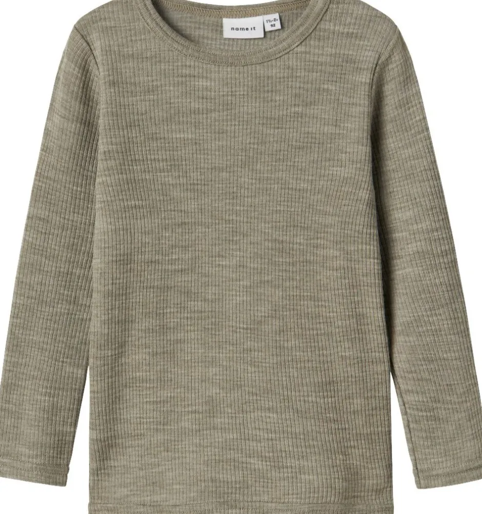 NMNWAX WOOL RIB LS TOP NOOS-Name It Best