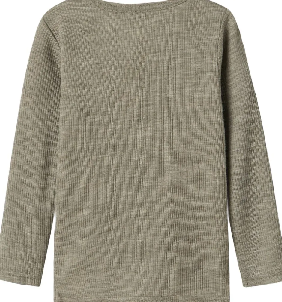 NMNWAX WOOL RIB LS TOP NOOS-Name It Best