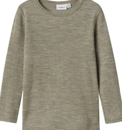 NMNWAX WOOL RIB LS TOP NOOS-Name It Best