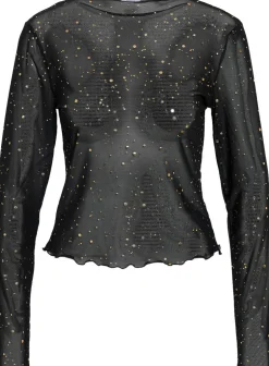 NMSTAR FOIL L/S HIGH NECK MESH JRS-Noisy may Online