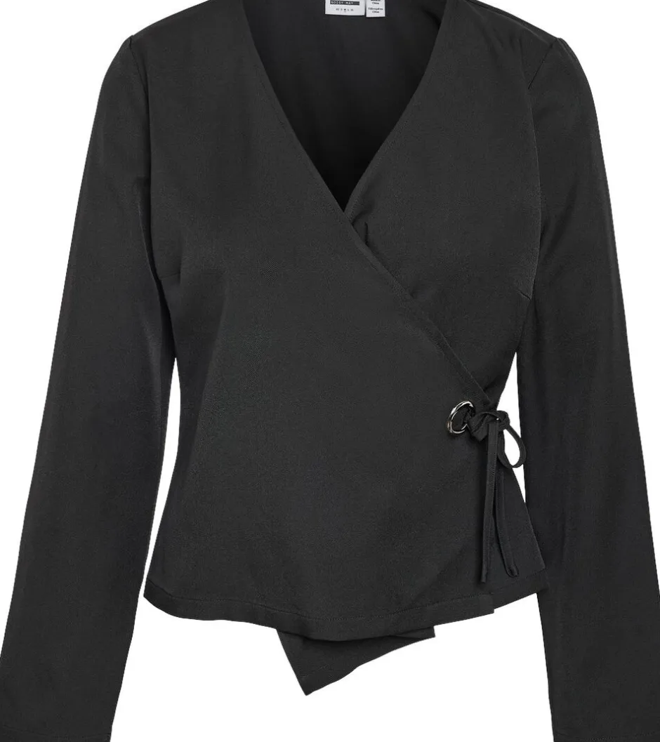 NMVICK L/S WRAP EYELET TOP-Noisy may Hot