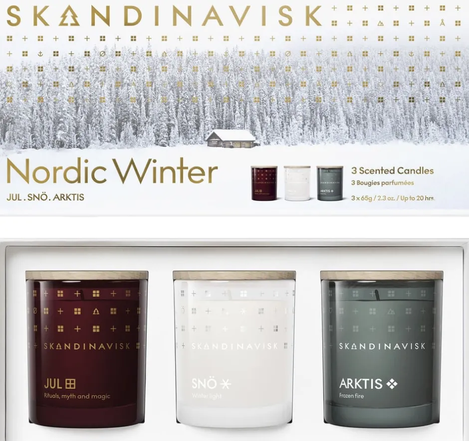 Best Nordic Winter Seasonal Giftset 65g x 3 Dufte Til Hjemmet