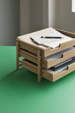 Hübsch Kontorartikler>Note Letter Tray Natural