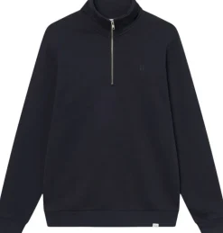 Nørregaard Tonal Half-Zip Sweatshirt-Les Deux Best