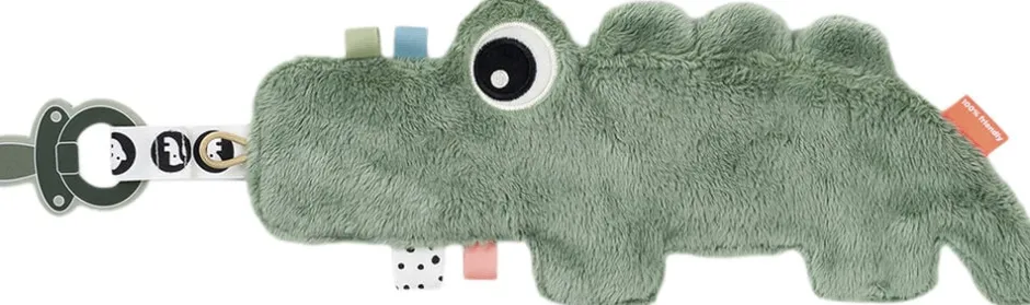 Børn Done by Deer Babyudstyr>Nusseklud Croco Grøn