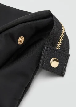 Nylon purse with zip-MANGO Sale