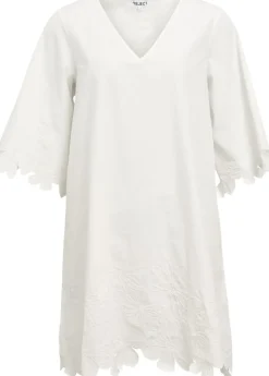 Dame Object Kjoler>OBJKAMMA 3/4 LO SHORT DRESS E SS FA