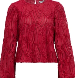 OBJLUCIE L/S RE O-NECK TOP NOOS-Object Best