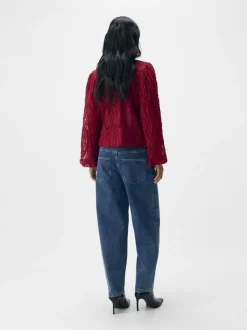 OBJLUCIE L/S RE O-NECK TOP NOOS-Object Best