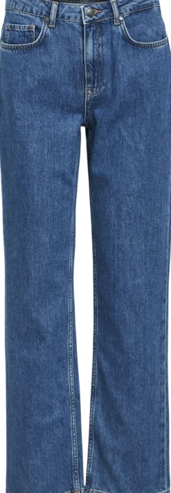 Outlet OBJSAVA ELLEN MW STRAIGHT JEANS NOO Dame Jeans
