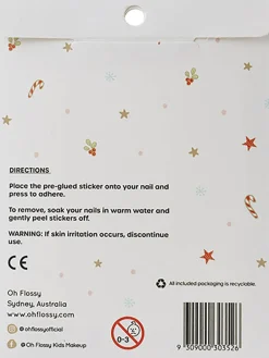 Børn Oh Flossy Kreativitet>- Neglestickers - Christmas