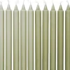 Sale Ombre Candles - Set of 24 - Khaki Lys & Lysestager