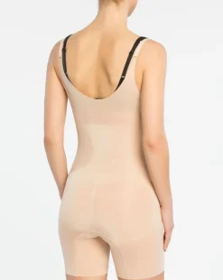 Dame Spanx Shapewear>OnCore Open-Bust Mid-Thigh Bodysuit