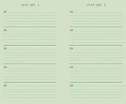 One Line a Day - Green w/Gold-New Mags Sale