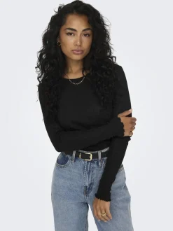 New ONLCARLOTTA L/S TOP NOOS JRS Børn Overdele