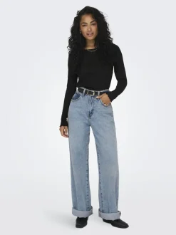 New ONLCARLOTTA L/S TOP NOOS JRS Børn Overdele