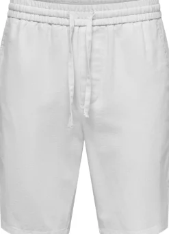 Only & Sons Shorts>ONSLINUS 0007 COT LIN SHORTS NOOS