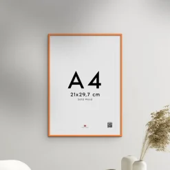 Orange Wood Frame-Poster & Frame Discount