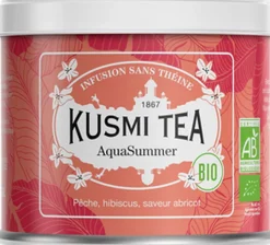 Kusmi Tea Te>Organic AquaSummer- Metal tin 100gr/3.5oz.