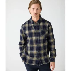 Hot Organic Cotton Checked Flannel Shirt GOTS Skjorter