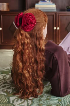 Dame Becksöndergaard Håraccessories>Organza Flower Hair Claw