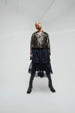 Dame Rabens Saloner Nederdele>Organza layer skirt - Falka