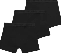 OSJFITZ SOLID BLACK BOXER 3PK. ACC-Only & Sons Clearance