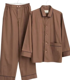 Outline Pyjama Trousers-S/M-Milk Ch-Hay Discount