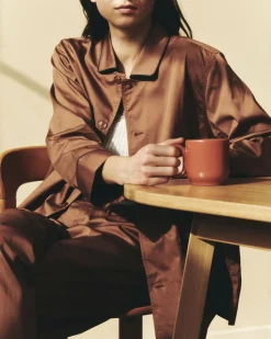 Outline Pyjama Trousers-S/M-Milk Ch-Hay Discount