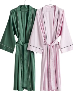 Dame Hay Morgenkåber & Kimonoer>Outline Robe-Soft pink