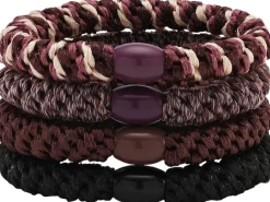 Dame SUI AVA Håraccessories>4-pack Basic Essentials Elastics