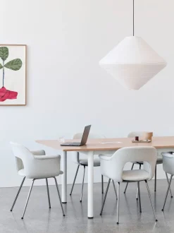 Hot Paper Shade-Diamond Ø60-Classic white Lampeskærme