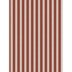 Papirrulle røde striber tekstil-look 5 m/rulle-Ib Laursen New