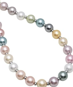 Clearance Pastel Necklace with Stainless Steel Smykker