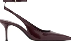 Dame MANGO Slingbacks|Højhælede Sko>Patent heeled shoes