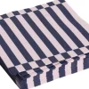 Best Pattern Napkins-Set of 20 Dinner-Light pink and dark blue pillar strip Tilbehør Til Bordet