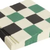 Pattern Napkins-Set of 20 Lunch-Off-white, green and black M check Tilbehør Til Bordet