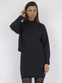 Dame Neo Noir Strik>Paulina Knit Blouse