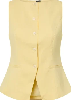 Dame Pieces Blazere & Veste>PCJOLINE SL BOATNECK WAISTCOAT WVN