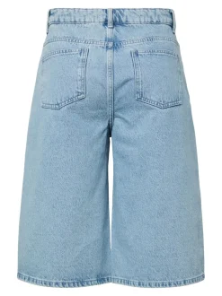 Dame Pieces Shorts>PCNOEL MW DENIM JORTS D2D PP