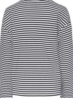 Sale PCSADIE LS TOP NOOS Dame T-Shirts & Toppe